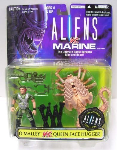 Aliens VS Marines O'Malley VS Queen Face Hugger 10th Anniversary set 1986-1996 by Aliens Action Figure