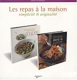 Revue De Vecchi  / Les repas à la maison : Coffret 2 volumes : Soupes ; Dînons dans la cuisine