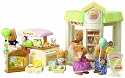 Sylvanian Families Pancake Shop and Toy Stall Street Market (Figures Not Included)
