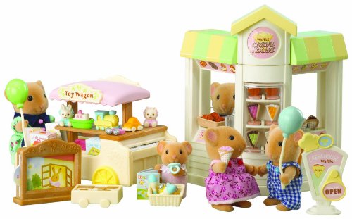 Imagen principal de Sylvanian Families 2795 - Pastelería y juguetería de juguete con accesorios [importado de Alemania]