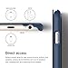 iPhone 6S Case, elago® [Leather Flip][Jean Indigo/Jean Indigo] - [Card Slot][Screen Protection][Premium Hybrid Construction] – for iPhone 6/6S