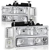 94-98 Chevy Trucks, 95-99 Chevy Tahoe Chrome Housing Headlight, Bumper Light, and... by HK5