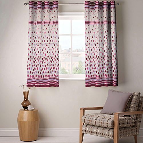 Fabutex Panel printed Window Curtain Pack of 2