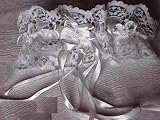 Strumpfband weiss Spitze Dessous Hochzeit Brautwäsche Hochzeitsdessous