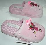 Princess Stardust diamond pr Girls' pink '' mule slippers. UK BNIB