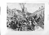 CHEVAUX 1881 GENTILS DE VENDEURS DE FLEUR DE LA FRANCE DE NOËL Image du produit