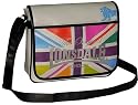 Lonsdale Messenger Shoulder Bag - White Multi Flag