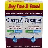 Opcon-A Eye Drops 15 ml, 2 Count