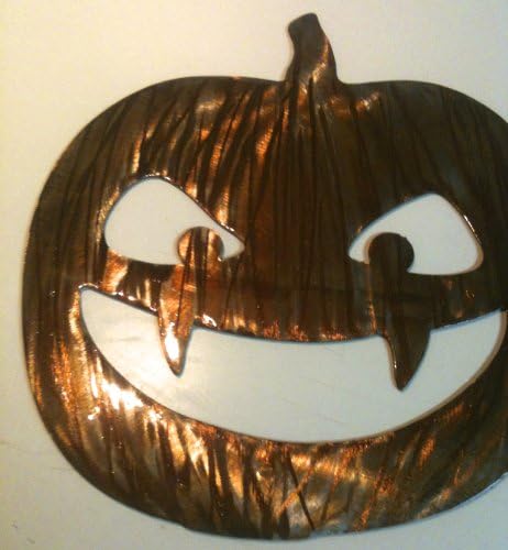 Jack-o-lantern with Teeth Garden Stake (A17)