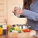 Premium Electric Salt and Pepper Grinder Set | Battery Operated Stainless Steel Grinders (Pack of 2) | Automatic Salt and Pepper Mill with LED Light | Electronic Adjustable Shakers