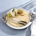 Vintage Cheese Tray with Wood Insert and 2 Servers by Towle