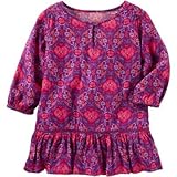 オシュコシュ OSHKOSH/ 2ピースプリントラッフルヘムドレス パープル ワンピース 18ヶ月【並行輸入】