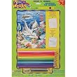 Dolphins in the Sea Color-By-Numbr