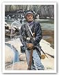 Female Buffalo Soldier - Private William Cathay by John Jones 16"x22" Art Print Poster