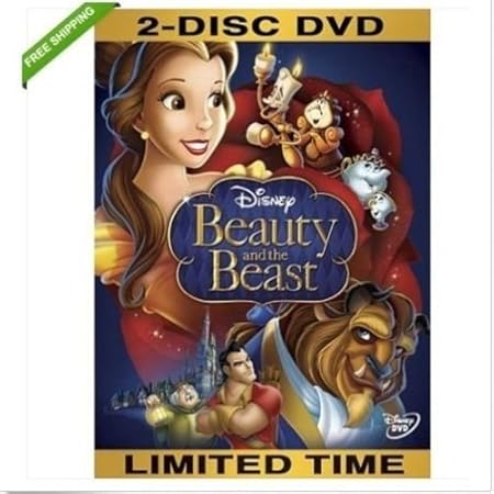 Beauty and the Beast (DVD, 2010, 2-Disc Set, Diamond Edition): Free new shipping