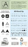 Cricut 29-0017 Font All Mixed Up Cartridge for Cricut Cutting Machines