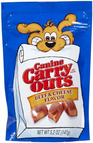 Canine Carry Outs 79100-51036 5.2 Oz Beef & Cheese Flavored Dog Snacks
