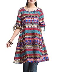 Spring Summer Cotton/Linen  Dress