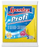 Produkt-Bild: Spontex Profi Schwammtuch - die extra gro&szlig;e Version des klassischen Schwammtuch, robust durch Textilverst&auml;rkung, 5 St&uuml;ck, 2er Pack (2 x 5 T&uuml;cher)
