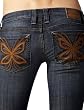 Frankie B Kato Butterfly Jeans Womens Premium Denim 4 Sea Change -127D20625