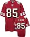 Vernon Davis Red Reebok 2008 NFL Premier San Francisco 49ers Jersey