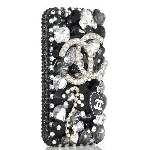 3D Swarovski Crystal Bling Case Cover for iphone 4 4S AT&T Verizo & Sprint (Handcrafted by BlingAngels)