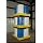 Dixie Poly BM-ES Polyethylene 4 Drum Econo-Stacker, 70 gallon Sump Capacity, 50" Length x 50" Width x 7" Height