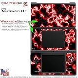 Nintendo DSi Skin Electrify Red WraptorSkinz Skins (DSi NOT INCLUDED)