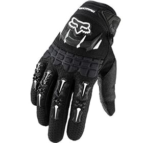 Fox Racing Dirtpaw Men's Dirt Bike Motorcycle Gloves - Color: Black, Size: Medium