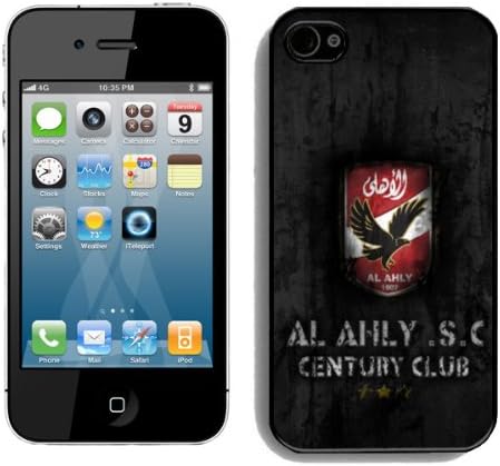 Al-Ahly iPhone 4s Case, Football Phone Accessory for Fanatics Sport Fan, Dirtproof Shockproof iPhone 4s Rugged Cover
