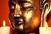 Buda Sonriente - 48"W x 32"H - Peel and Stick Wall Decal by Wallmonkeys