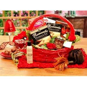 Romantic Massage Lovers Gift Basket