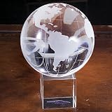 Godinger CRYSTAL GLOBE ON STAND
