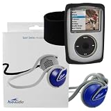 OtterBox for iPod Classic Defender Series, sport headset, and an armband - Clear