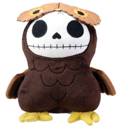Brown Owl Hootie Furry Bones Collectible Stuffed Plush Doll