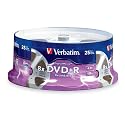 Verbatim 8x 4.7 GB DVD+R Digital Movie Spindle (25 Discs)