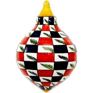 Click to buy  Italian Christmas decorations   :  hand painted Deruta ball drop from Amazon!