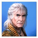 Ricardo Montalban Color Box Canvas Print Gallery Wrapped - 12x12 Inches (Star Trek)