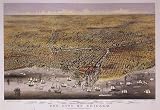 51tjN5XjiTL. SL160  BIRDS EYE VIEW CITY OF CHICAGO ILLINOIS MAP VINTAGE POSTER