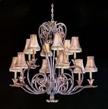 Crescent Court Twelve Light Oval Chandelier