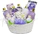 Lavender Gift Basket Luxurious Lavender Spa Gift Basket - Organic Stores