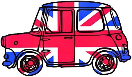 1959 MINI Cooper Car Model Vintage Stickers Turning Left Union Jack New OEM for All MINI Cooper