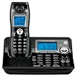 GE Dect 6.0 Digital Black 2-Line Cordless Single Handset Phone with Answering System (28165FE1)