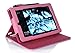 Kindle Fire HD 7 2014 Case, roocase Dual View 2014 Fire HD 7 Folio Case with Sleep / Wake Smart Cover with Multi-Viewing Stand for Amazon Kindle Fire HD 7 Tablet (4th Generation - 2014 Model), Polkadot Pink