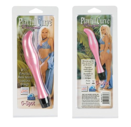 California Exotics Playful Curve G-Spot Massager, 6.25