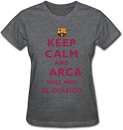Women's Futbol Club Barcelona Cotton Shirt DeepHeather M