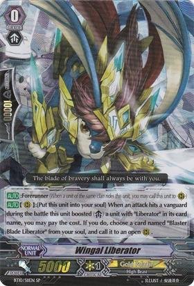 Cardfight!! Vanguard TCG - Wingal Liberator (BT10/026EN) - Booster Set 10: Triumphant Return of the King of Knights