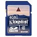 Kingston 4 GB Class 4 SDHC Flash Memory Card SD4/4GBET