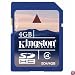 Kingston 4 GB Class 4 SDHC Flash Memory Card SD4/4GBET