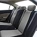 FH GROUP FH-FB060R012 Trendy Elegance Bench Seat Covers, Airbag compatible and Split Bench, Gray / Black color
